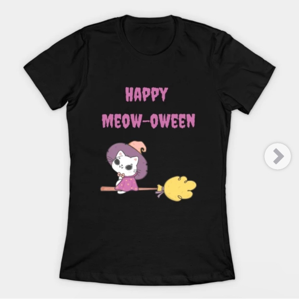 Happy Meowoween Halloween Cat Shirt All Sizes